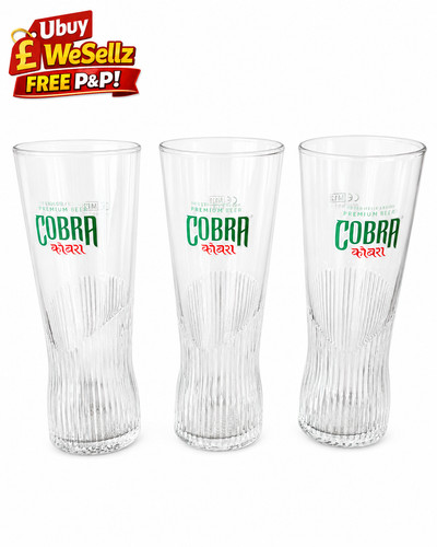 Cobra half pint beer - half,