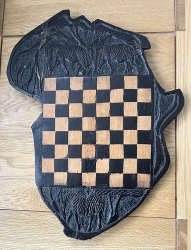 Antique african dark wood - dark,