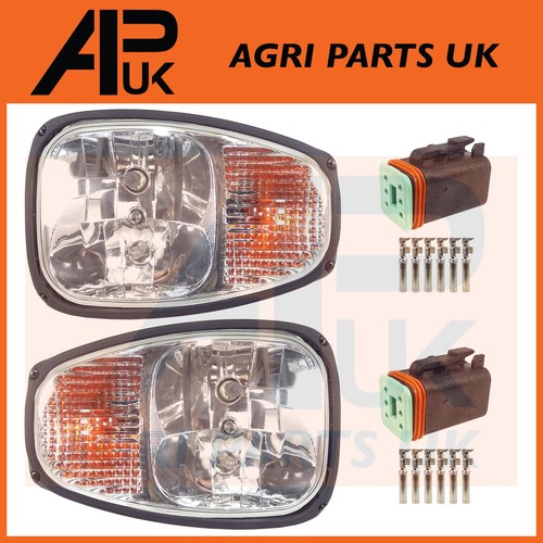 Pair front headlights - pair,