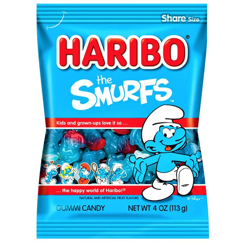 Haribo smurfs share - smurfs, bag