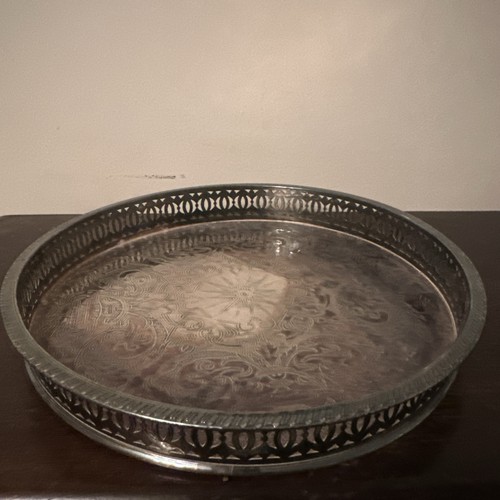 Silver plated tray - tray, with