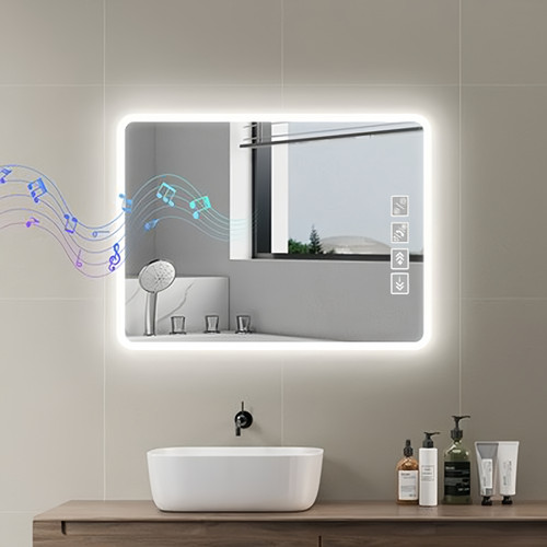 Bathroom led mirror with - mirror,