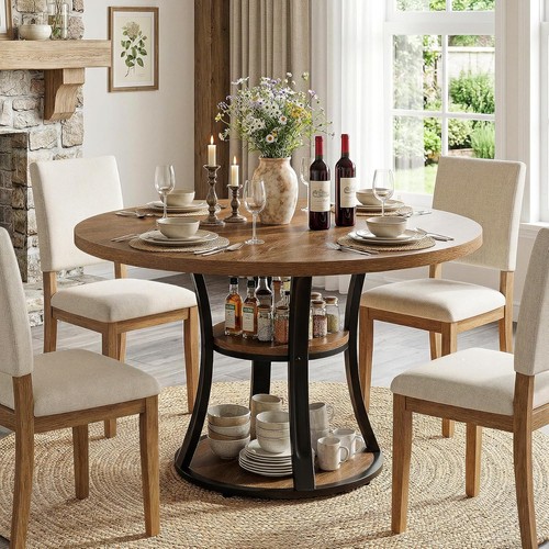 100 industrial round dining - cm,