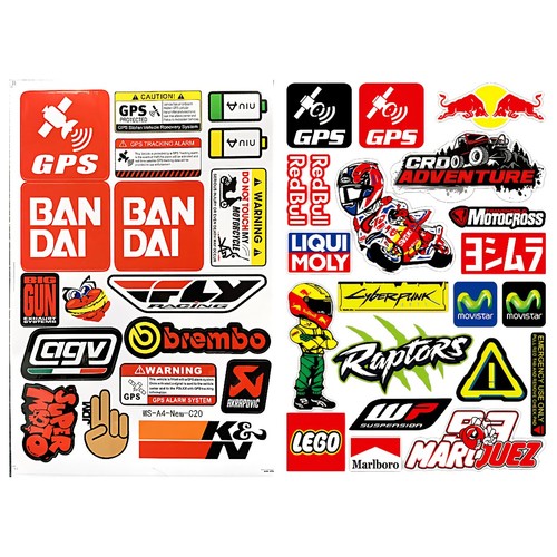 39x stickers motorbike - 39x,