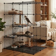4 Tier Cat Cage Indoor Large