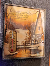 Wall Thermometer Vintage Coal/Coke Fuel Company Advertising