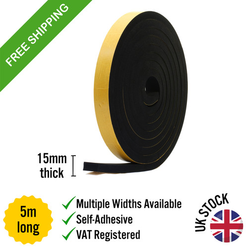 Neoprene sponge rubber - sponge, 15mm