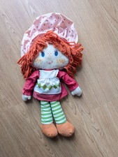 Strawberry Shortcake Rag Doll vintage 1980s 13-inch. Plush Soft Toy. Kenner. 