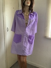 Vtg 60s Ll Purple & White