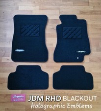 TOYOTA SUPRA JZA80 MKIV FLOOR MATS BLACK