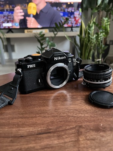 Vintage nikon fm2 slr - vintage,