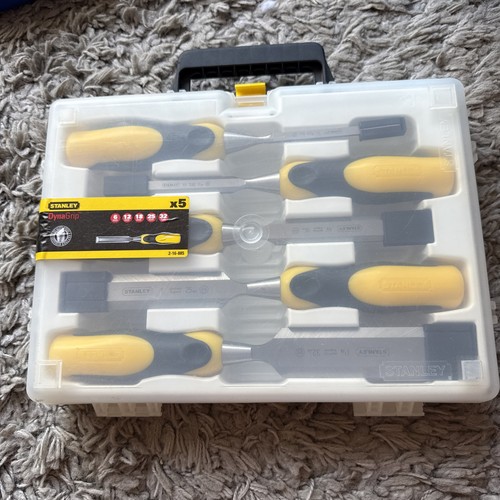 Stanley dynagrip chisel set - stanley,