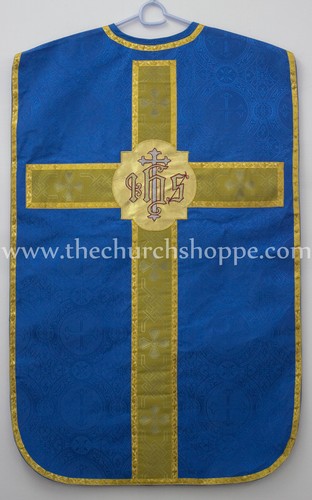 New blue chasuble - new,