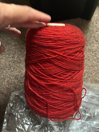 Vintage coned machine knitting