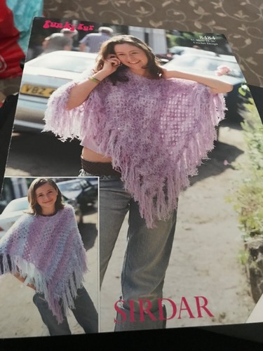 Sirdar funky fur - fur, crochet