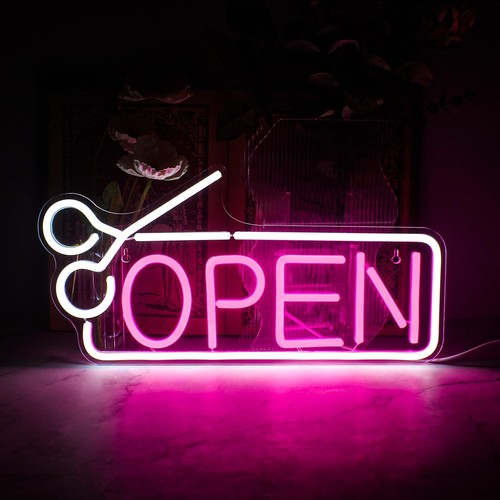 Open neon signs for wall - neon,