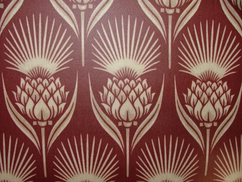 Metres garnet thistle pvc - metres,