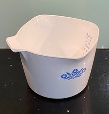 Vintage Pyrosil Ware Cornflower Blue 1½ Pt Batter Bowl Measuring Jug Netherlands