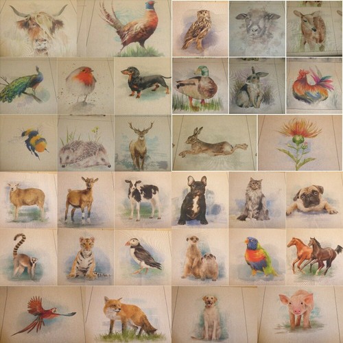 Cushion bag panels - panels, linen