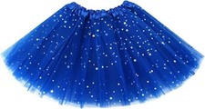 Royal Blue Glitter Tutu Skirt
