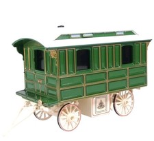 Oxford Diecast SLW001 Showmans Living Wagon Green/Cream