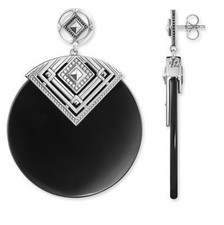 Orecchini Thomas Sabo in Argento 925 traforato e onice nera Africa H1932