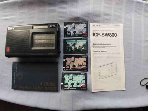 Sony icf sw800 - sony, fm/sw