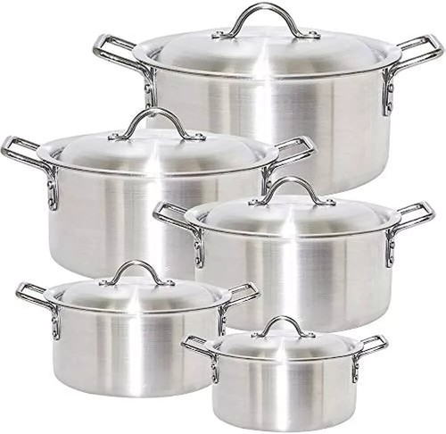 Aluminium casserole stockpot - aluminium,