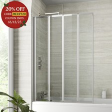 Bathroom 4 Panel Folding Bath