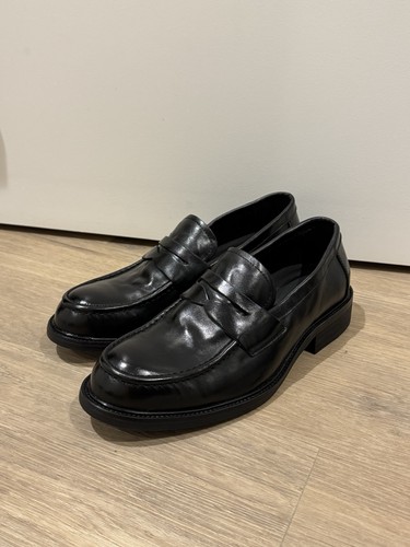 Tour tate leather black penny - leather,