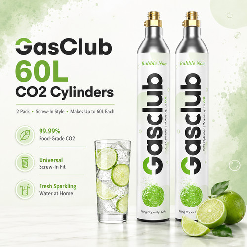 Gasclub co2 cylinder 60l - gasclub, 2