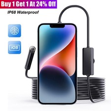 Borescope Endoscope DirectPlug for iPhone iOS Camera Waterproof Snake Inspection