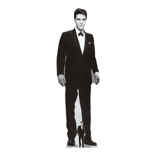 Elvis Presley wearing tuxedo