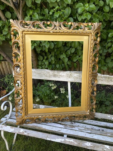 Antique gilt picture frame - gilt,