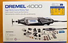 Dremel 4000 Rotary Tool Kit, 7/50 Variable Speed, 7 Attachments + 50 Accessories