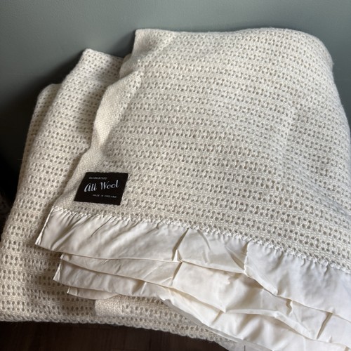 Vintage cream all wool - all,