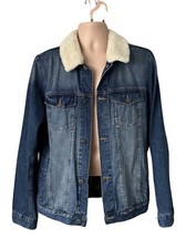 NEXT mens blue denim faux