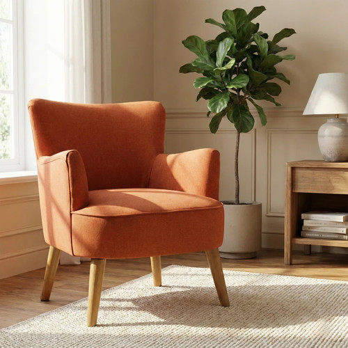 Acevedo oak tub chair - acevedo,