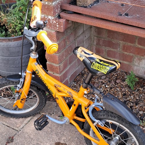 Dinosaur 12in unisex kids bike - 12in,