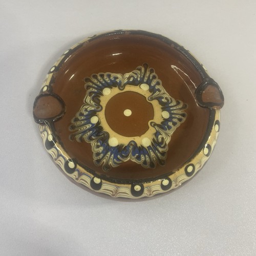 Vintage studio pottery ashtray - vintage,