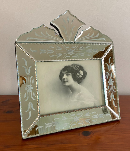 Vintage venetian style mirror - venetian,