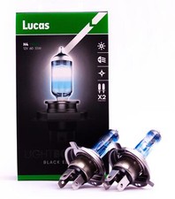 Lucas H4 12v Car 180% Brighter Upgrade Bulbs Headlight Headlamp Performance