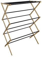 3 TIERS BLACK & NATURAL BAMBOO