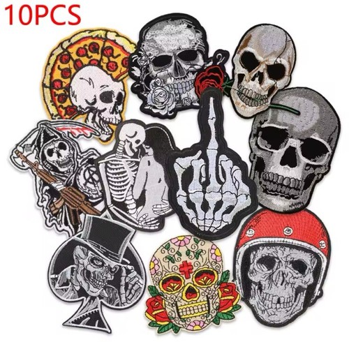 Pieces skull rock punk band - skull,