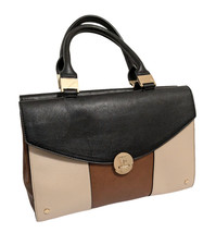 Dune London Cream / Beige Brown Black Handbag New