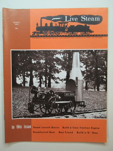 Live steam magazine mar 1975 - live,