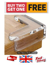 10x Clear Rubber Furniture Corner Edge Table Cushion Guard Protector Baby Safety