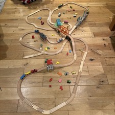 Wooden Train Track Railway Brio Bundle BigJigs Thomas Compatible Joblot Trains