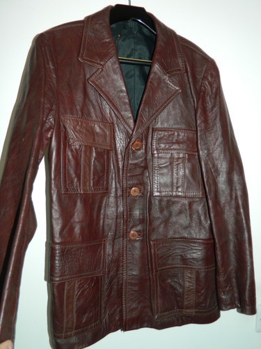 Vintage men leather - vintage, 80's