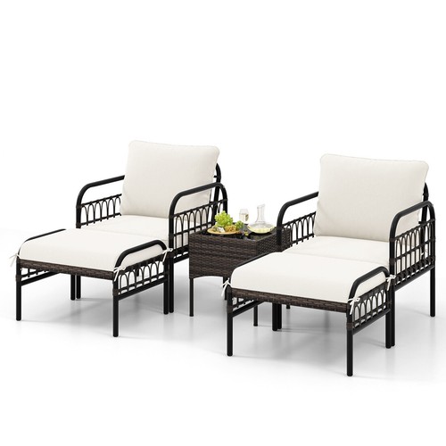 5pcs outdoor wicker woven - outdoor,